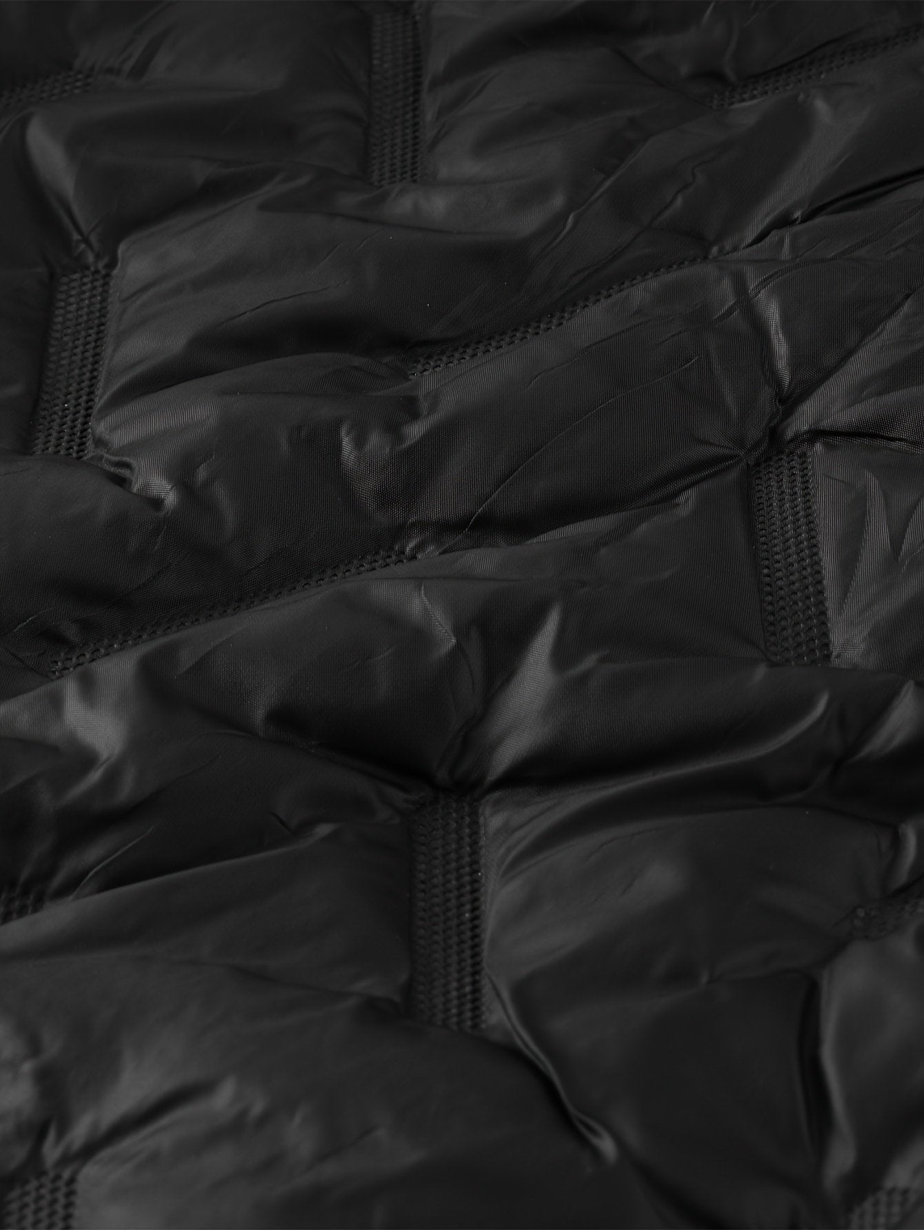 Back view of men's padded workwear windbreaker coat - image 5