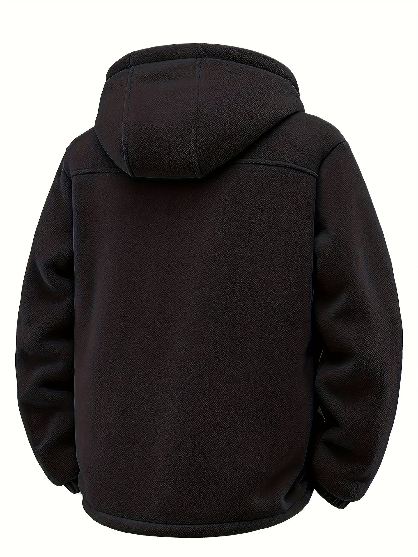 Men's cosy fleece jacket styled for outdoor winter wear - image 6