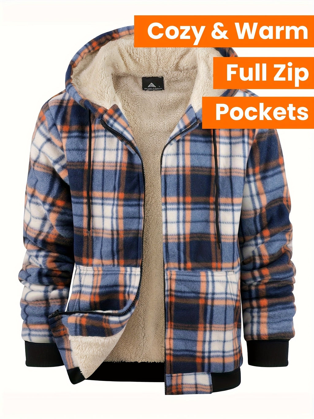 Side view of the men's sherpa fleece shacket showing the fit