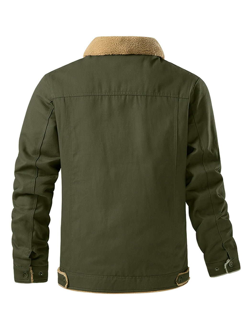 Men's sherpa fleece trucker jacket styled with jeans for cold weather
