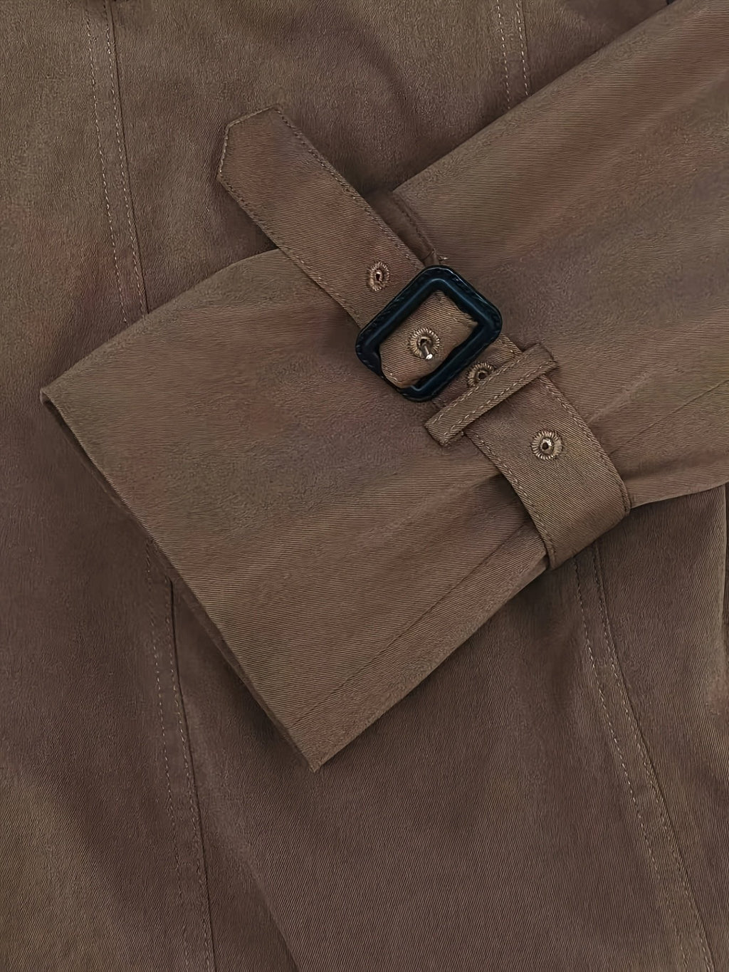 Back view of the men's belted blazer coat