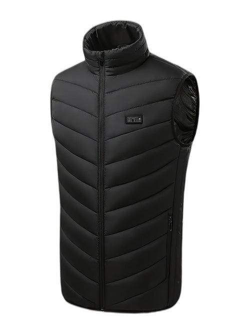Electric Heated Vest Men, Sleeveless Lapel Winter Gilet