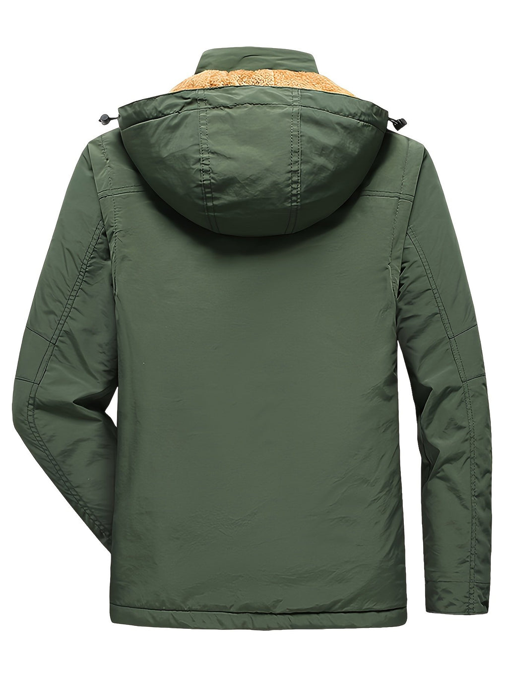 Side view of the men's fleece-lined gilet jacket showing the fit