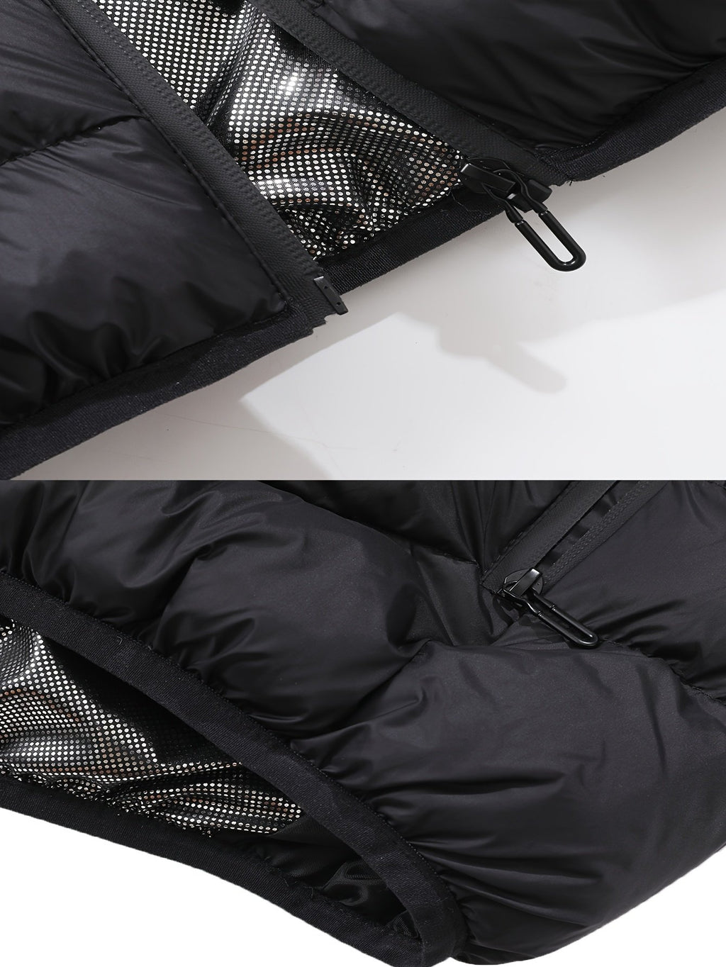 Back view of men's smart heated hooded jacket - image 5