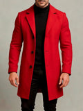 Pocket detail on the men's lightweight trench coat