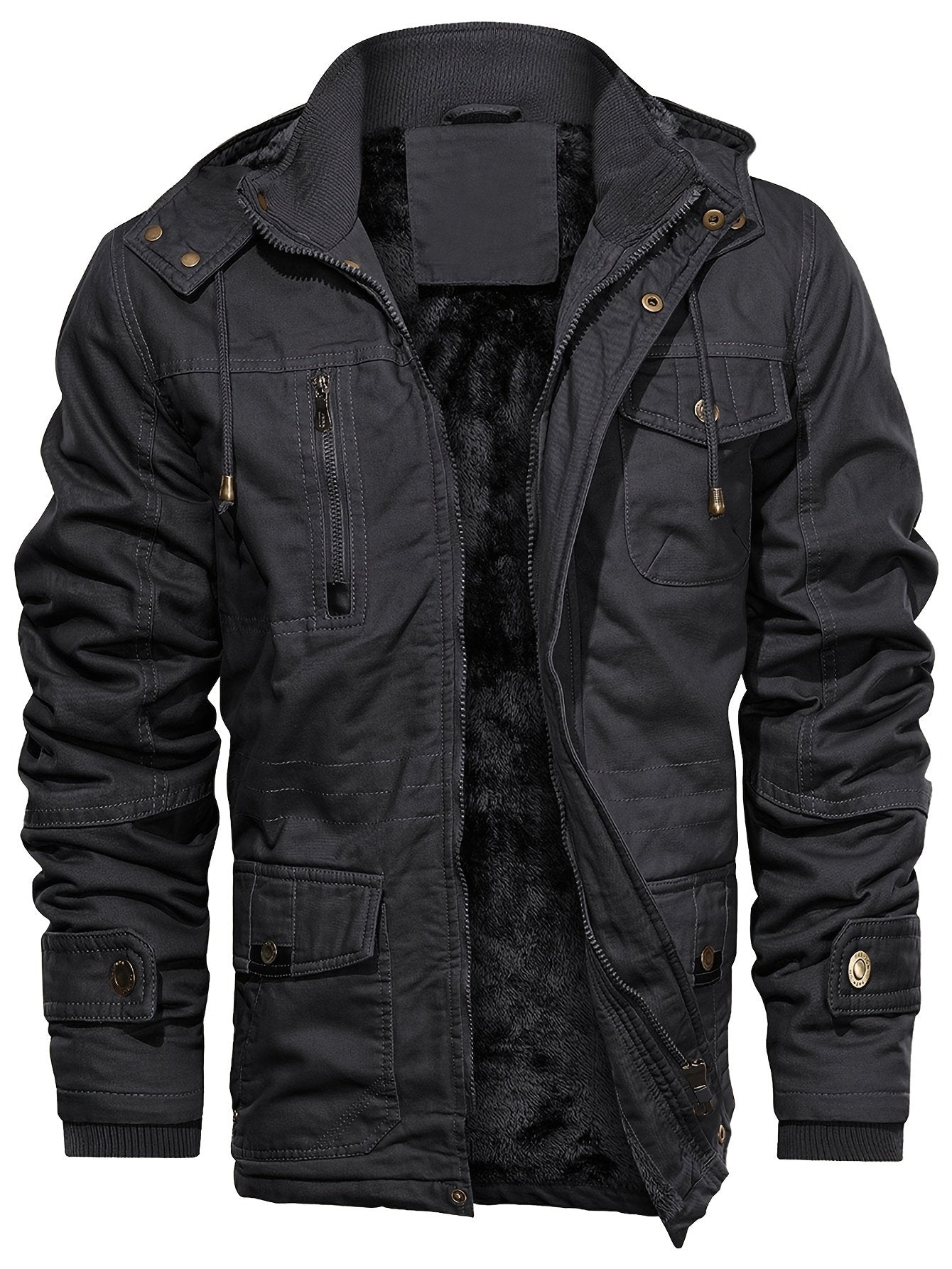 Pocket detail on the men's vintage field jacket